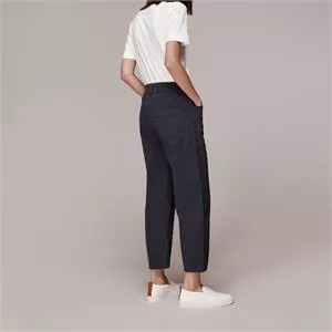 Whistles Tessa Black Casual Trousers
